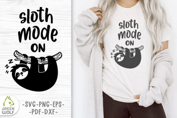Cute Sleeping Sloth on Branch Svg Review