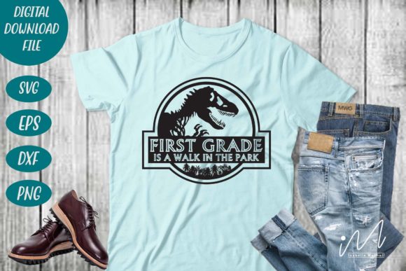 First Grade is a Walk in the Park Svg Review