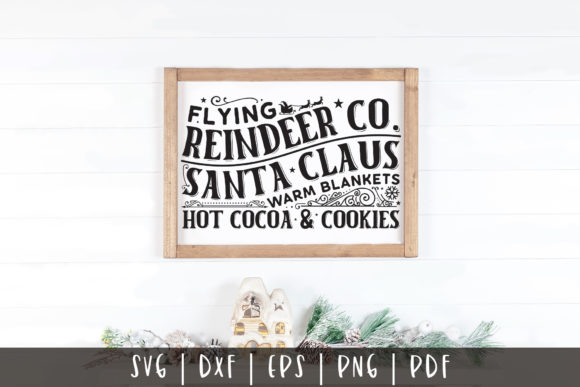 Flying Reindeer Co SVG - Christmas SVG Review