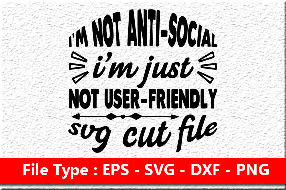 Sassy Bundle Quote Design, I’m Not Anti